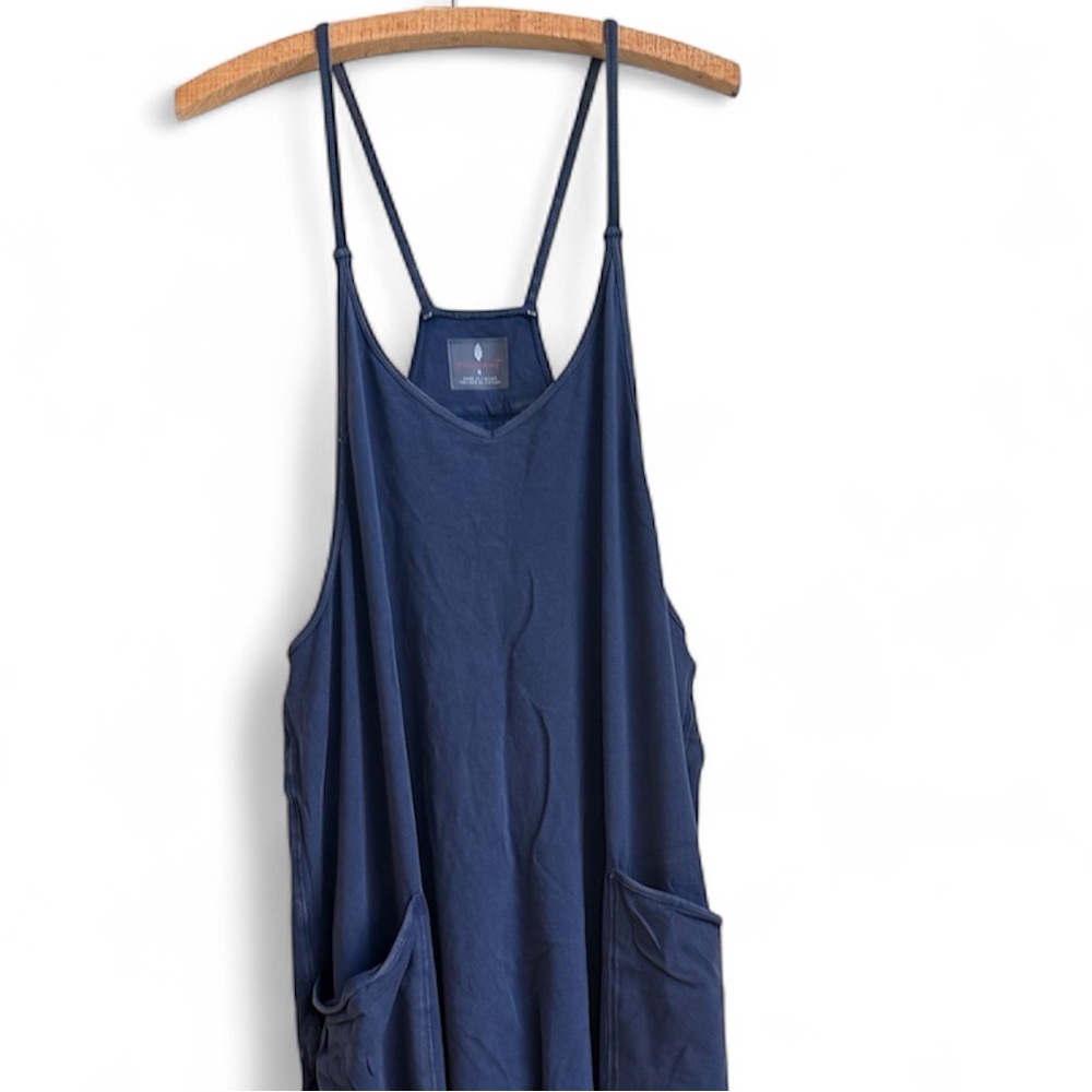 FP Movement by Free People Hotshot Onesie SUPERNOVA BLUE size S